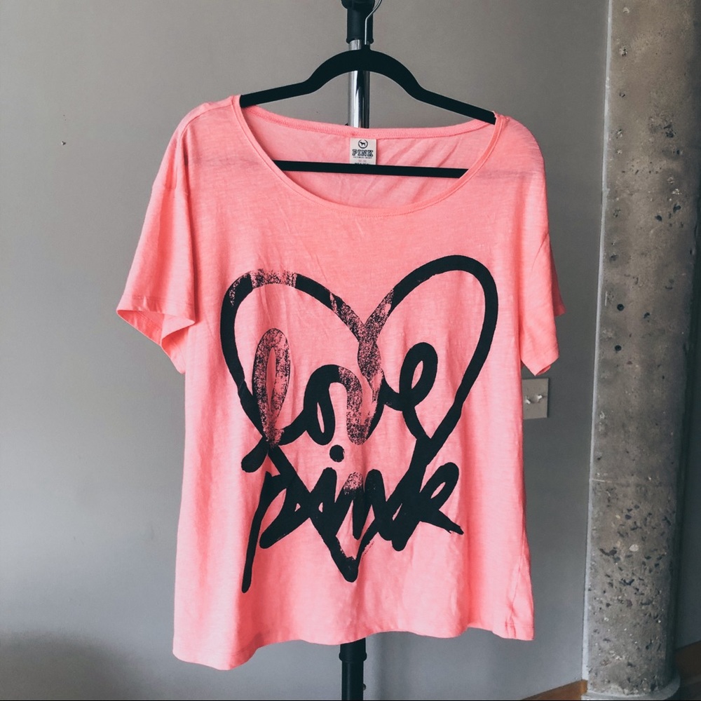Victoria’s Secret PINK oversized graphic tee